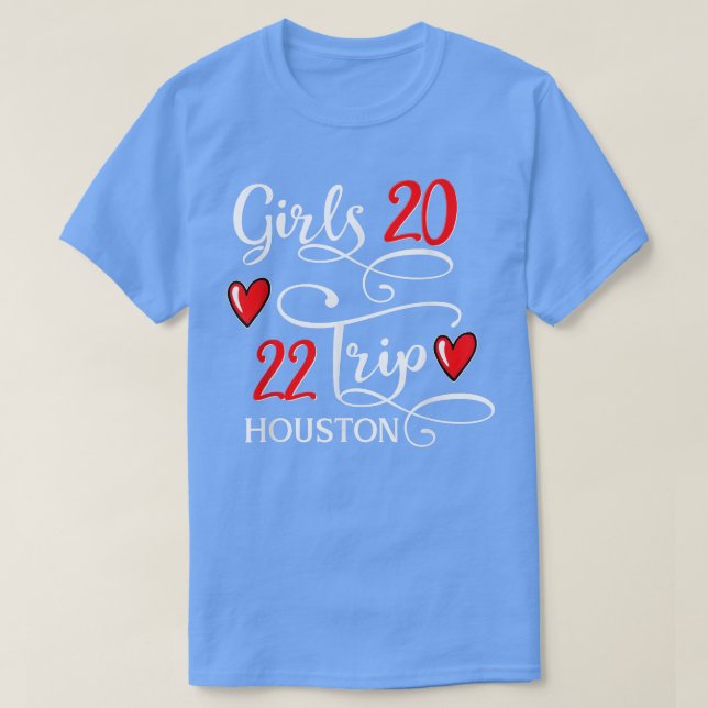 T-shirt Girls Trip 2022 Houston Texas Vacation Beach Group (Design devant)