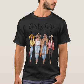 T-shirt Girls Trip 2022 Women Matching Girls Weekend Canno