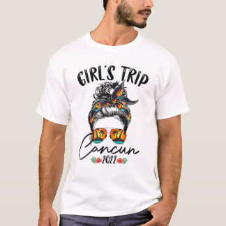 T-shirt Girl's Trip Vacation Cancun 2022 Mexico Girlfriend