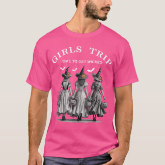 T-shirt Girlsripimeo Sois Méchante Halloween Sorcière de S