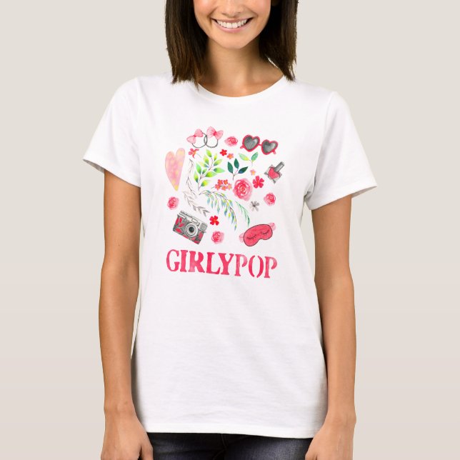 T-shirt Girly Pop - Girlypop Thèmes (Devant)
