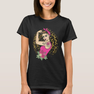 T-shirt Girpower Pink Ribbon Lutter contre le cancer du se