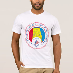 T-shirt Gîte de franc-maçonnerie de l'état de l'Alabama