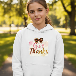 T-shirt Give Thanks | Chemise Florale Coquette d'A
