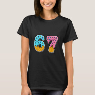 T-shirt Glace 67 Drip Meme Drôle Tendance Meme Pour Hommes