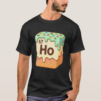 T-shirt Glace à l'holmium 67 Drôle de chimie Science