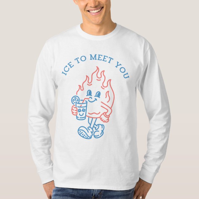 T-shirt Glace à vous rencontrer (Devant)