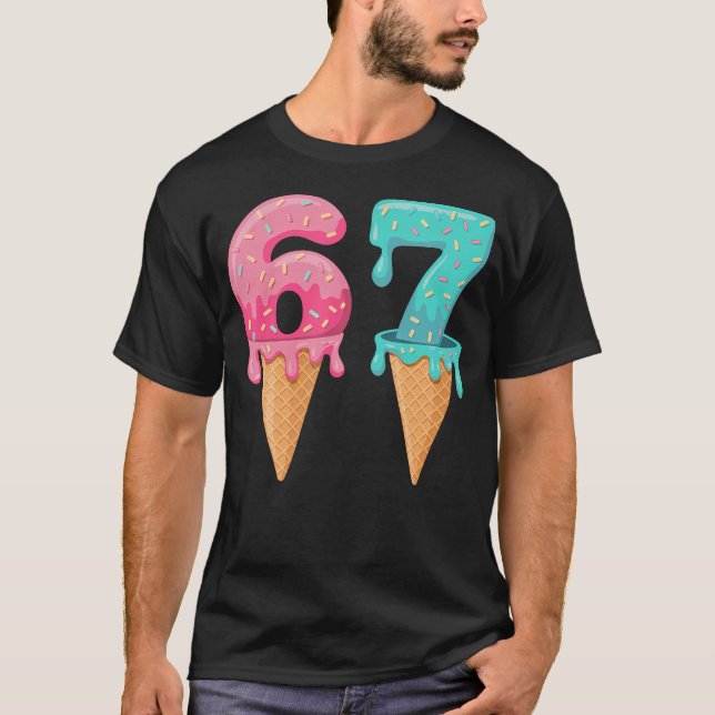 T-shirt Glace Baseball Drip 67 Mode Baseball 101 (Devant)