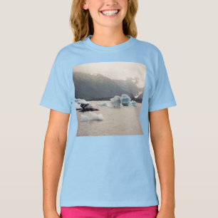 T-shirt Glace bleue