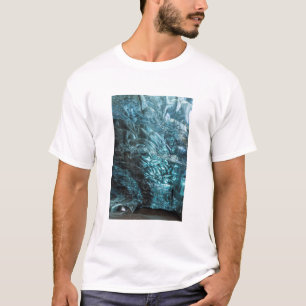 T-shirt Glace bleue d'une grotte de glace, Islande