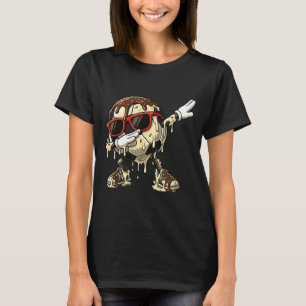 T-shirt Glace de football cool Dab danse drôle fondue Spor