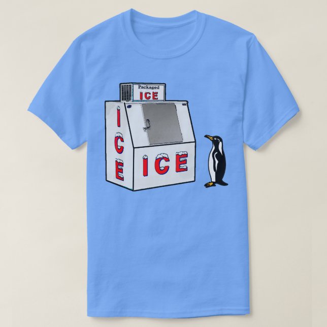 T-shirt Glace de pingouin (Design devant)