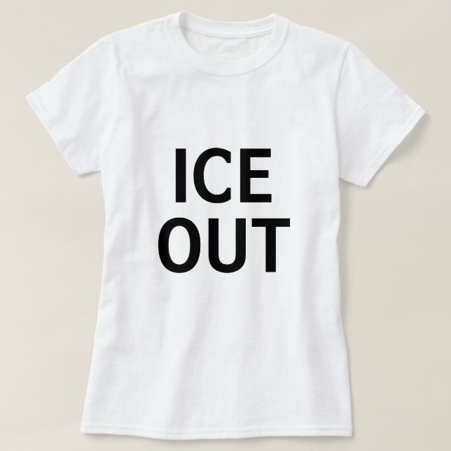 T-shirt Glace dehors (Design devant)