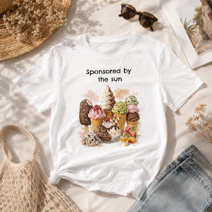 T-shirt Glace d'été drôle pour enfants