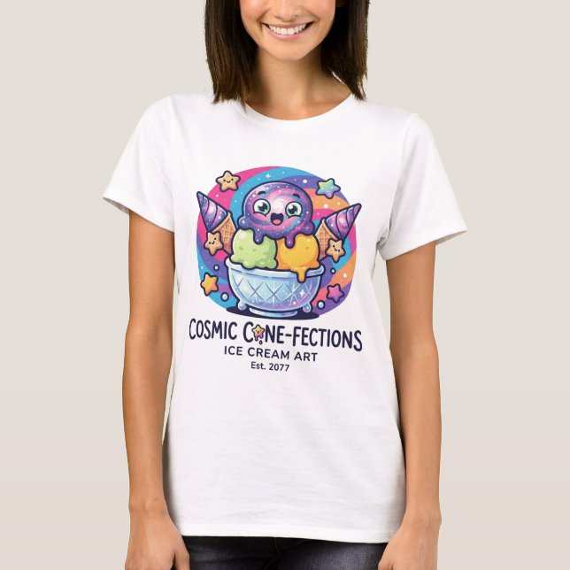 T-shirt glace drôle (Devant)