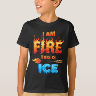 T-shirt Glace Drôle C'Est Un Costume De Feu Halloween Fami
