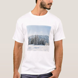T-shirt Glace et neige   Allgäu Bavaria Allemagne