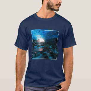 T-shirt Glace et neige   Glacier Mendenhall, Juneau, Alask