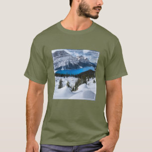 T-shirt Glace et neige Lac Peyto, Rocheuses canadiennes