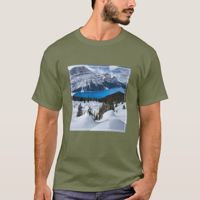T-shirt Glace et neige | Lac Peyto, Rocheuses canadiennes (Devant)