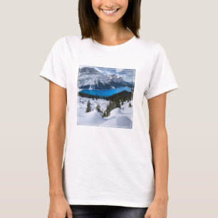 T-shirt Glace et neige Lac Peyto, Rocheuses canadiennes
