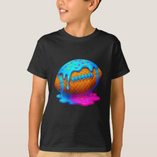 T-shirt Glace Football Drip dégoulinante Garçons Cône Gauf