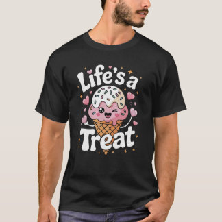 T-shirt Glace Kawaii Friandise D'été Anniversaire