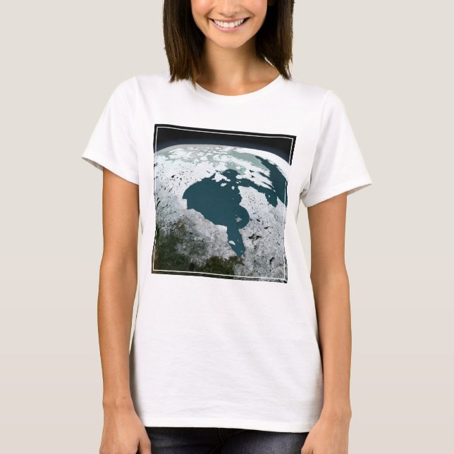 T-shirt Glace Maritime De La Baie D'Hudson Le 14 Novembre  (Devant)