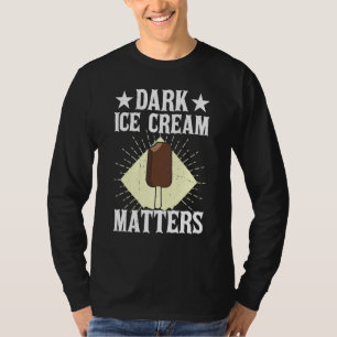 T-shirt Glace noire Matières Sorbet Popsicle Mochi