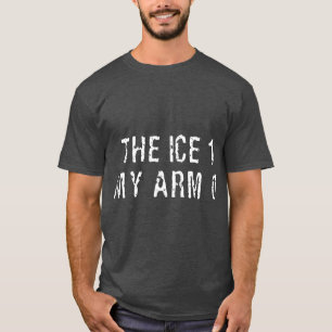 T-shirt Glace pour le bras cassé Cadeau de patinage sur gl