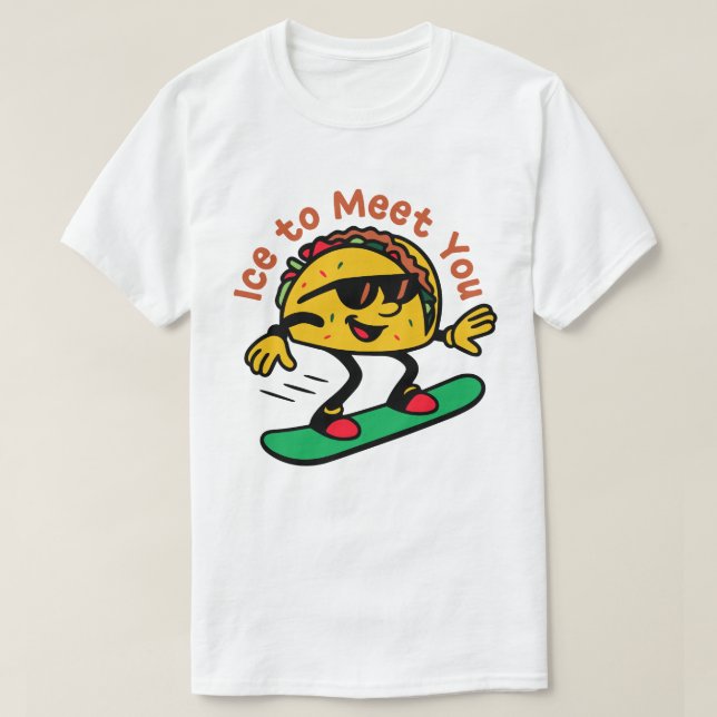 T-shirt Glace Pour Vous Rencontrer (Design devant)