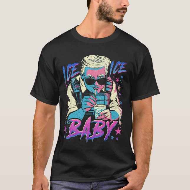 T-shirt Glace Profitez D'Une Glace Froid Gl De Déportation (Devant)