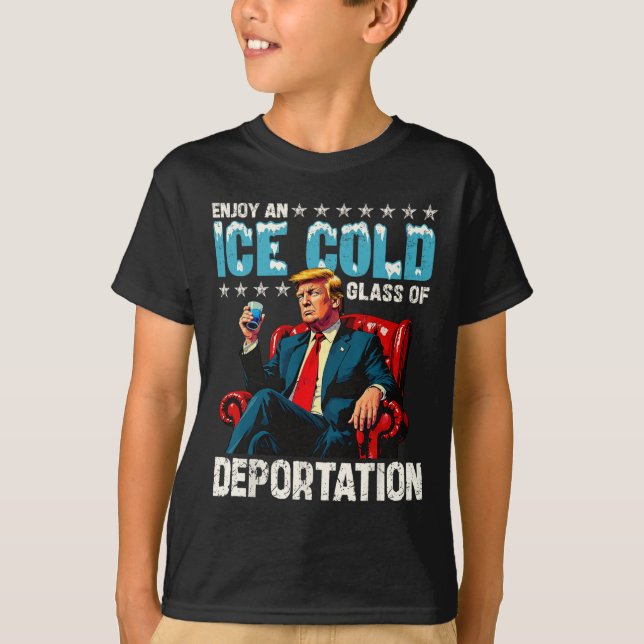 T-shirt Glace Profitez D'Une Glace Froid Gl De La Chemise  (Devant)