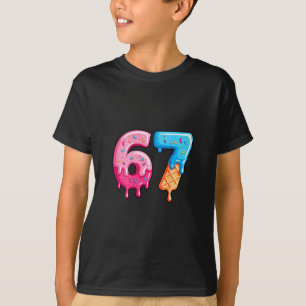 T-shirt Glace Six Sept Dégoulinante Mème Cool 67 Numéro Dr