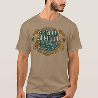 T-shirt Glace Sorelle Gemelle Gelato 1954