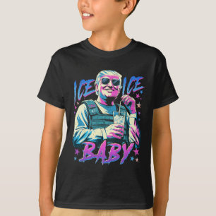 T-shirt Glace Vintage Par Funny Trump _1