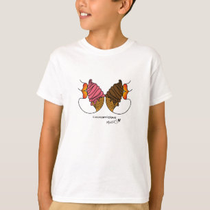 T-shirt glacial amlicious muackS Chocolat aux fraises
