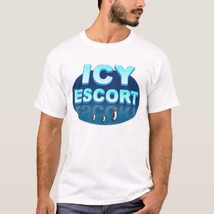 T-shirt glacial d'escorte