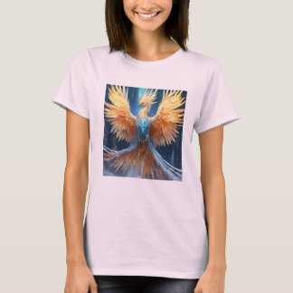 T-shirt "Glacial Splendor : Majestic Ice Phoenix"