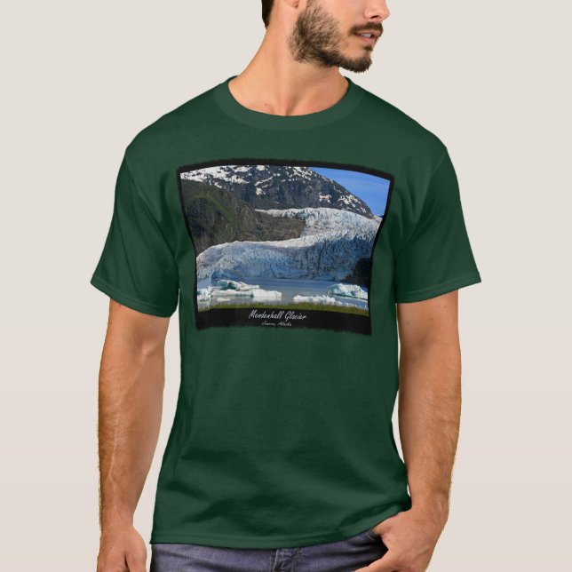 T-shirt Glacier de Mendenhall/Juneau Alaska (Devant)