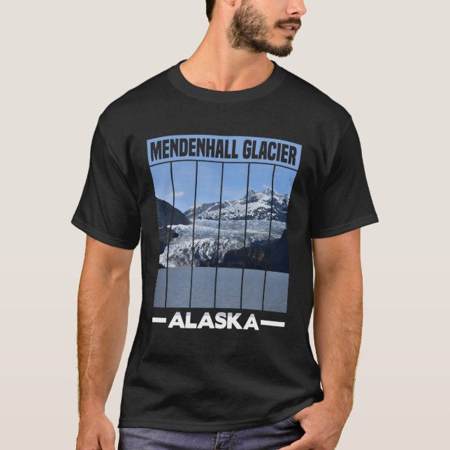 T-shirt Glacier Denhall Alaska (Devant)
