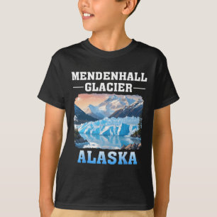 T-shirt Glacier Mendenhall Alaska Randonnée Camping Extéri