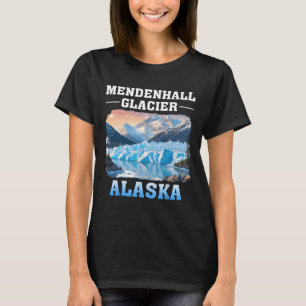 T-shirt Glacier Mendenhall Alaska Randonnée Camping Extéri