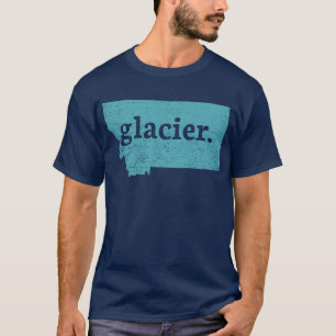 T-shirt Glacier Montana Parc national du Glacier Glacier