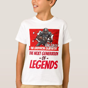 T-shirt Gladiateur Gridiron #34 personnalisable de [Nom de
