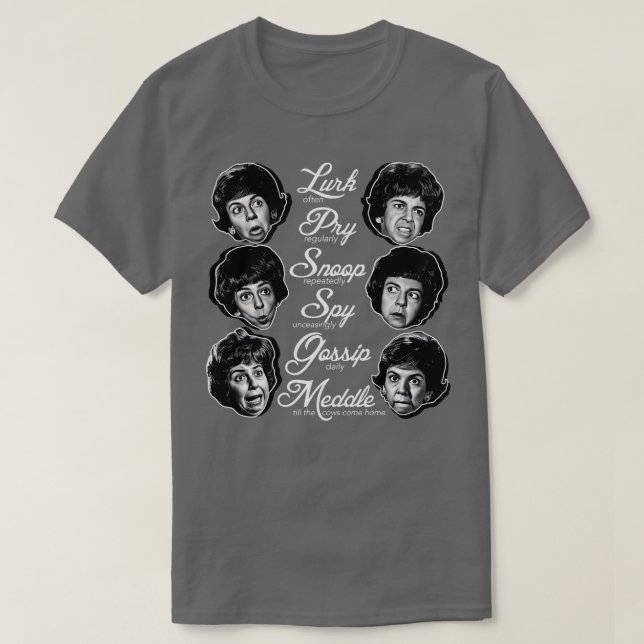 T-shirt Gladys Kravitz Mottos (Design devant)