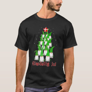 T-shirt Glaedelig Jul Danish Star Christmas Tree