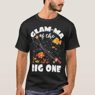 T-shirt Glam Ma Du Big One Anniversaire Thème de pêche Ann