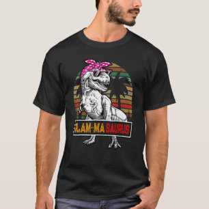 T-shirt Glam Masaurus Rex Dinosaur Glam Ma famille Saurus
