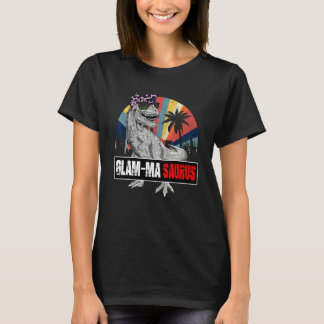 T-shirt Glam Masaurus Rex Dinosaur Glam Ma famille Saurus